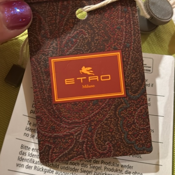 ETRO Boyfriend Multicolor Denim Jeans. NWT. 28 - Picture 6 of 12